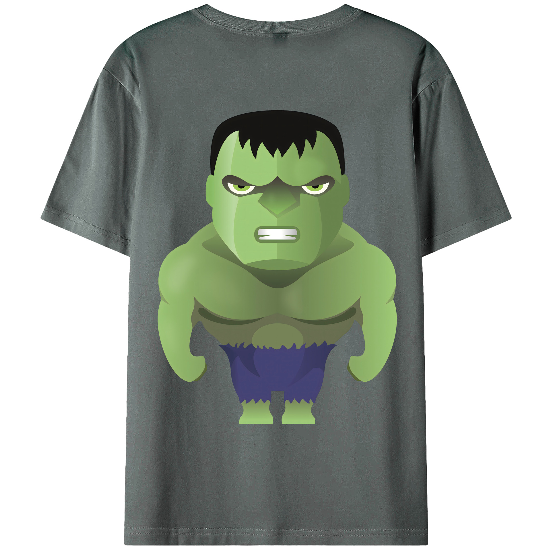 （画像用） アベンジャーズ The Avengers 綿100％ メンズ半袖Tシャツ（バックプリント） 通気性